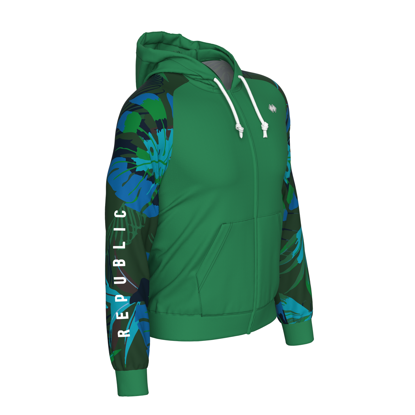 ALL OVER SS26 HOODY ZIP 017 MAN AD