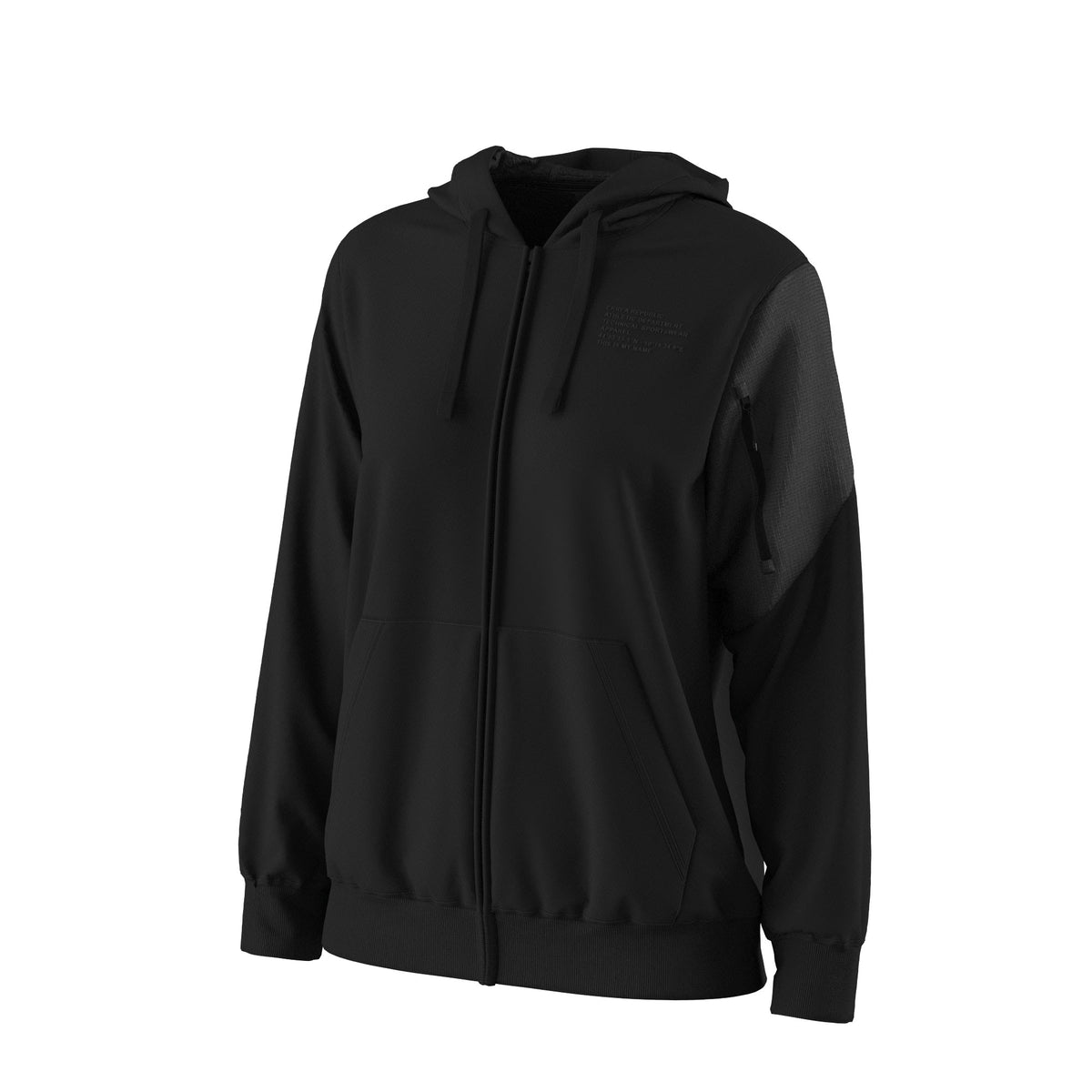 NO LOGO FW26/27 HOODY ZIP FLEECE 041 WOMAN	JR