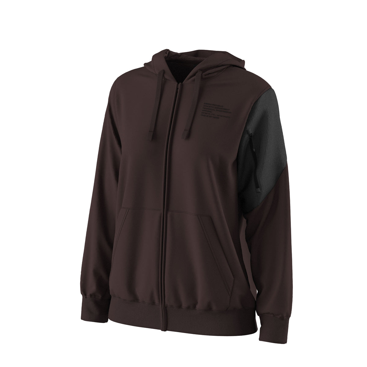 NO LOGO FW26/27 HOODY ZIP FLEECE 041 WOMAN	JR