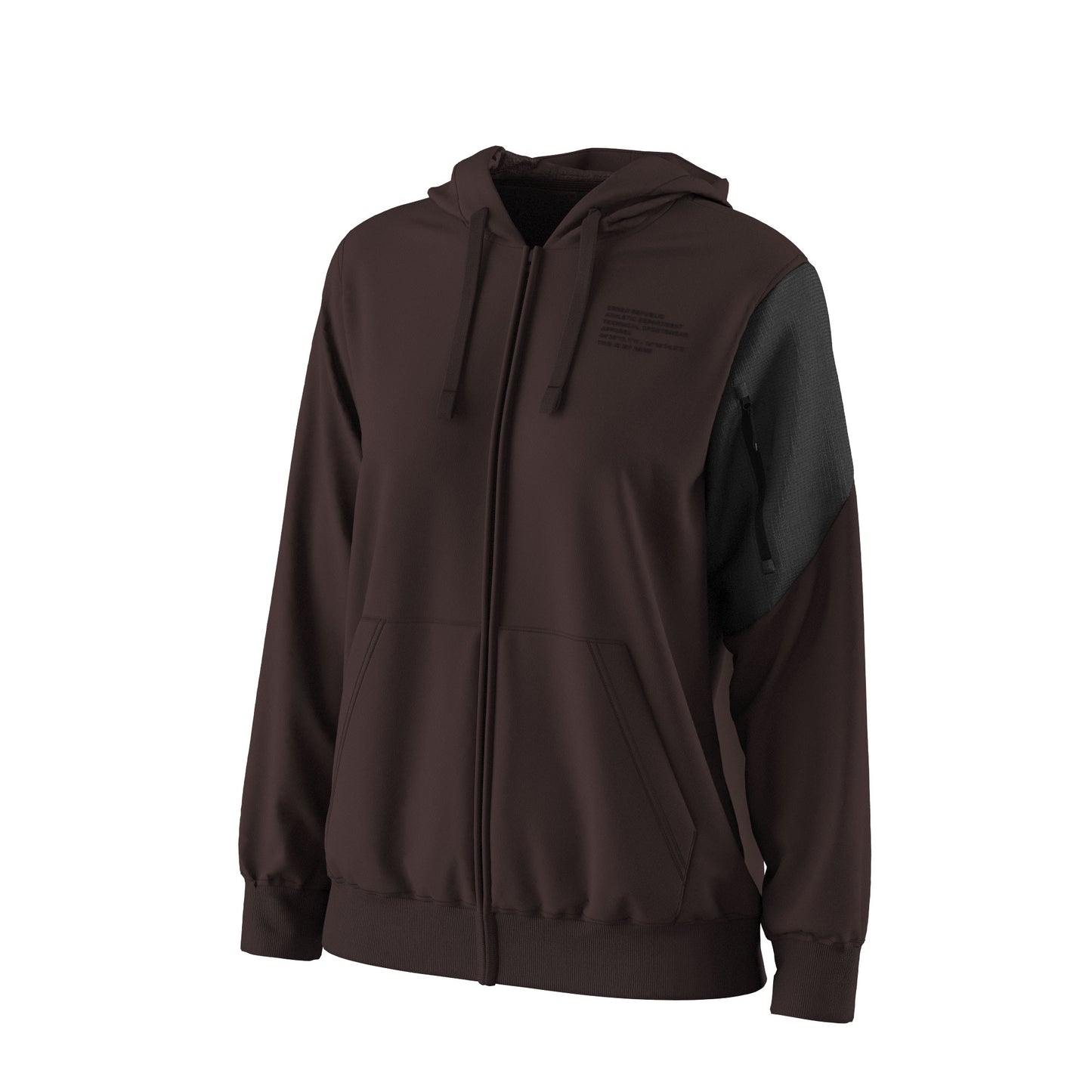 NO LOGO FW26/27 HOODY ZIP FLEECE 041 WOMAN	AD