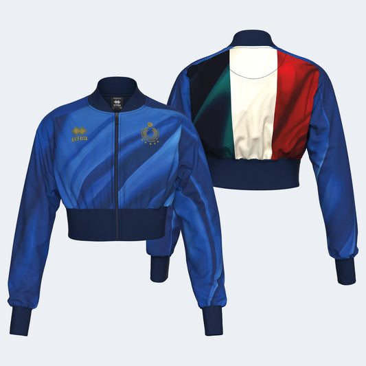 NAZ. ITALIA VOLLEY FELPA CROP AD