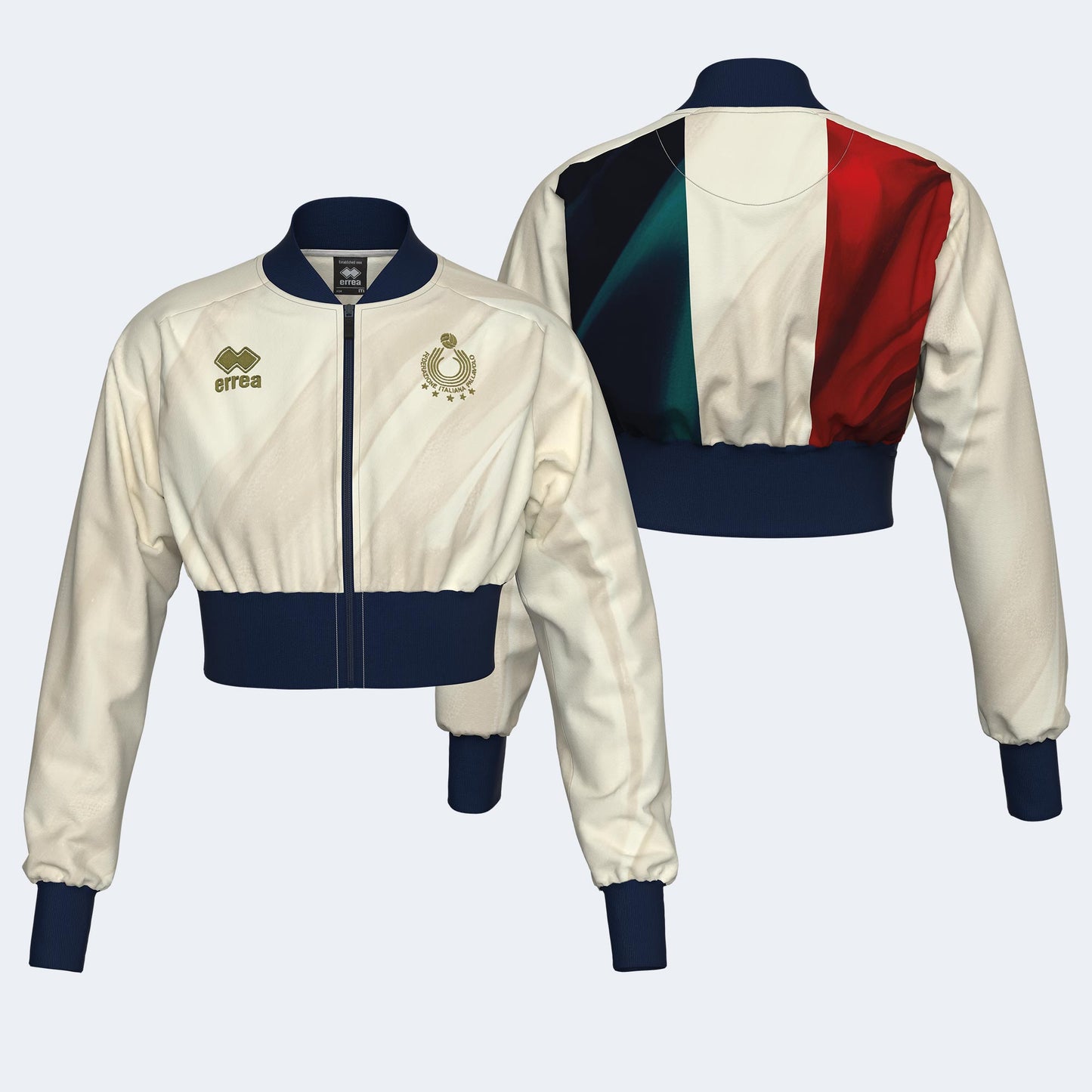 NAZ. ITALIA VOLLEY FELPA CROP JR
